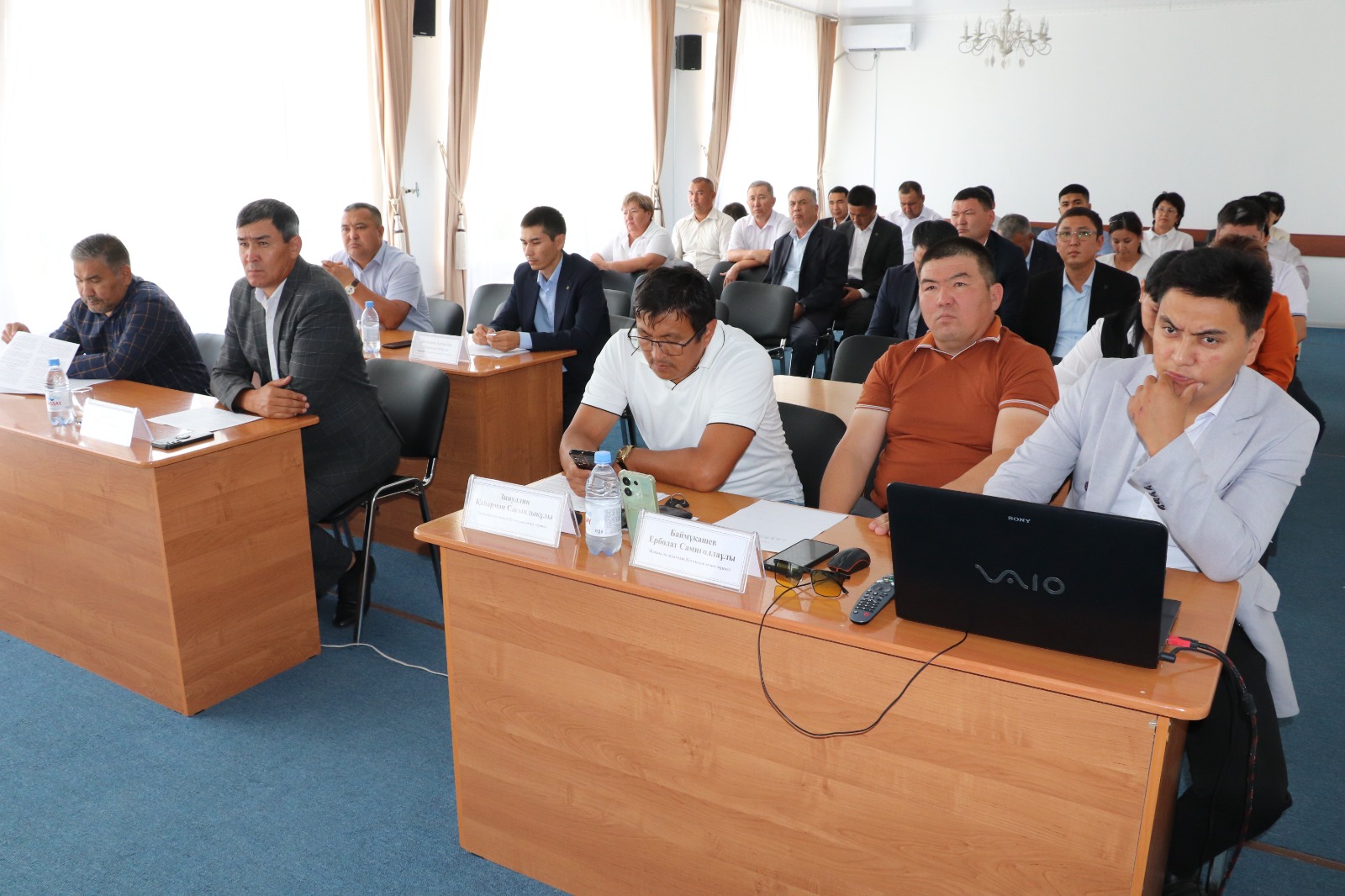 Аудандық Қоғамдық кеңес отырысында аудан әкімінің атқарылған жұмыстарының есебі туралы тыңдалды