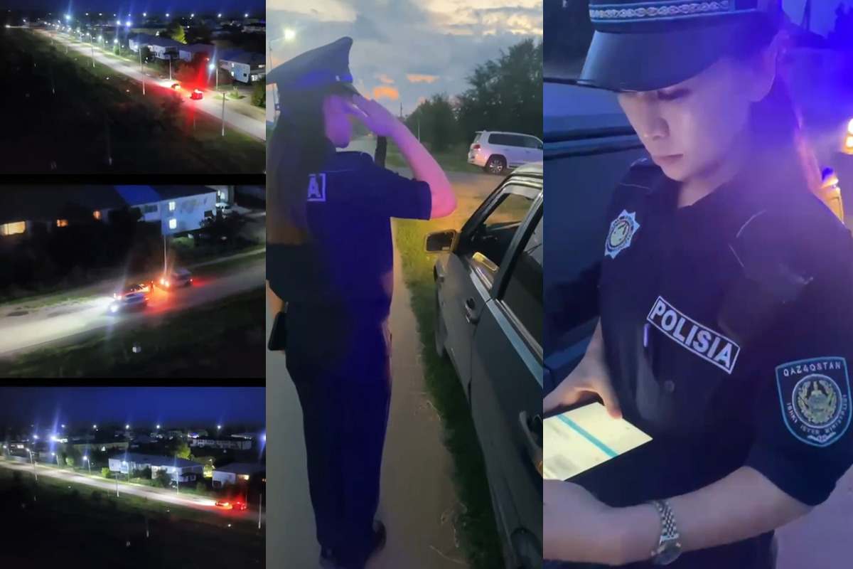 СКО-да полиция қызметкері квадрокоптер арқылы жол ережесін бұзған жүргізушіні анықтады