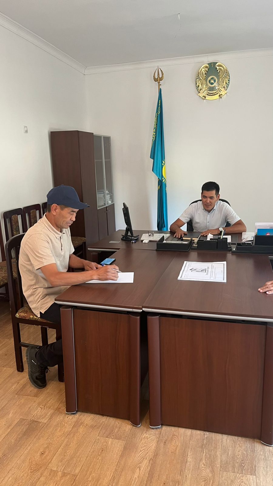 Шоқпар ауылдық округі әкімінің жеке қабылдауы өтті