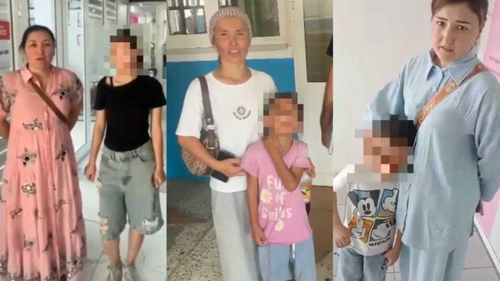 Түркістанда полиция жоғалған балаларды ата-аналарына табыстады