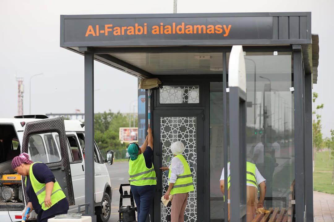 АЯЛДАМАЛАРҒА САНИТАРЛЫҚ ТАЗАЛЫҚ ЖҰМЫСТАРЫ ЖҮРГІЗІЛДІ