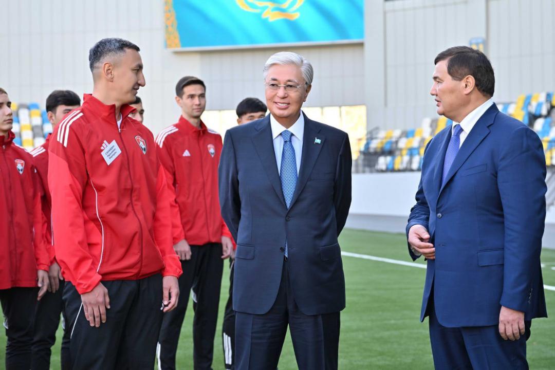 Мемлекет басшысы Қызылорда қаласындағы орталық стадионға барды