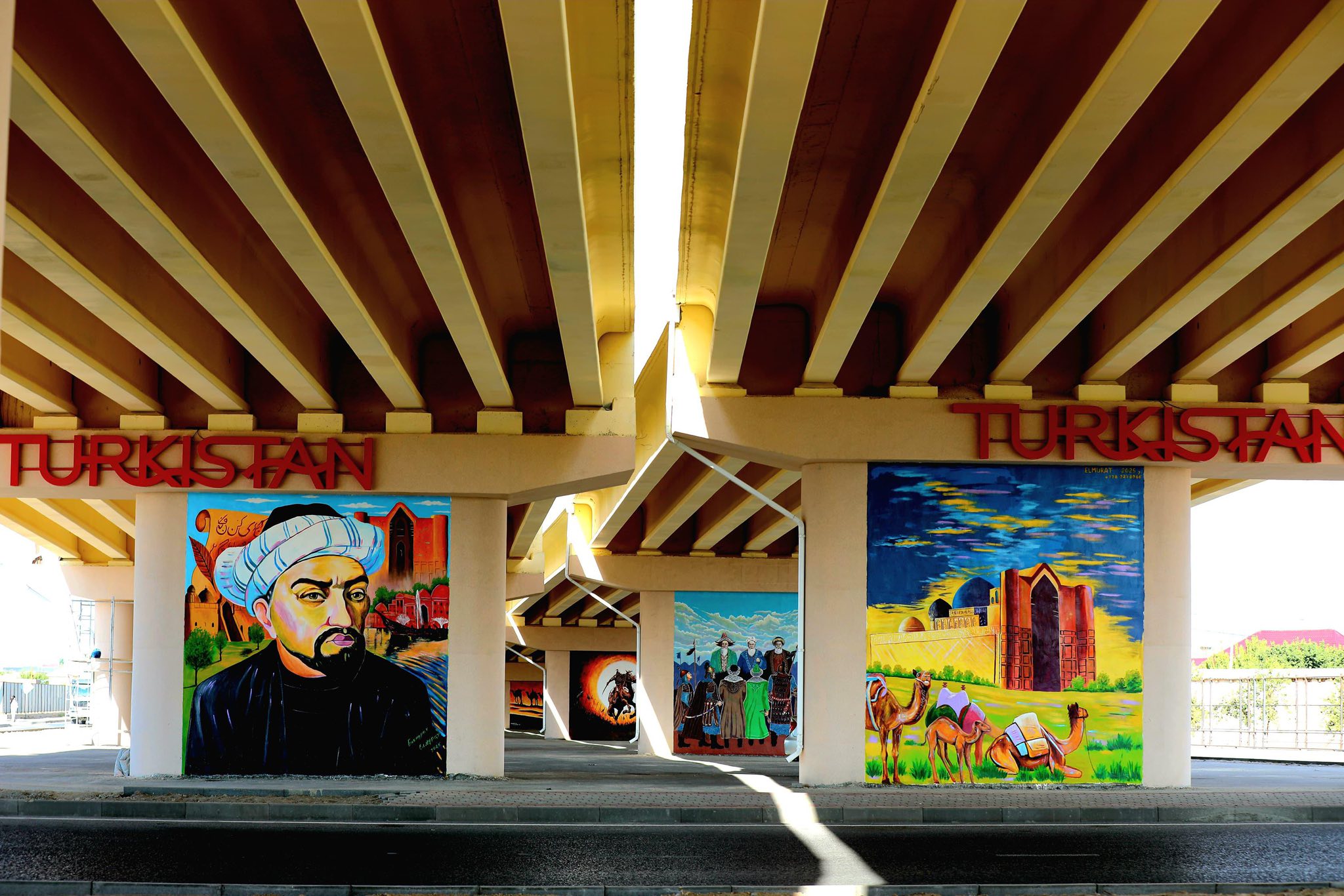 ТҮРКІСТАНДА ҚАЛА КЕЛБЕТІН КӨРКЕЙТКЕН СУРЕТШІЛЕР МАРАПАТТАЛДЫ