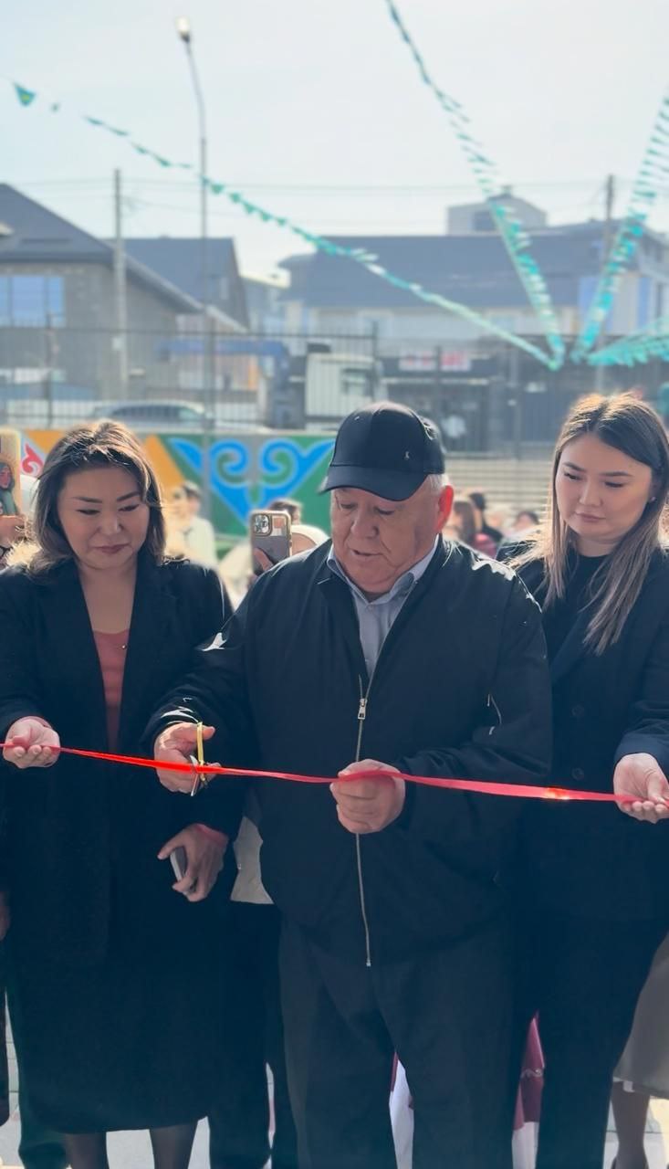 «Келешек мектептері» ұлттық жобасы аясында Құрамыс ықшамауданында заманауи мектеп есігін ашты