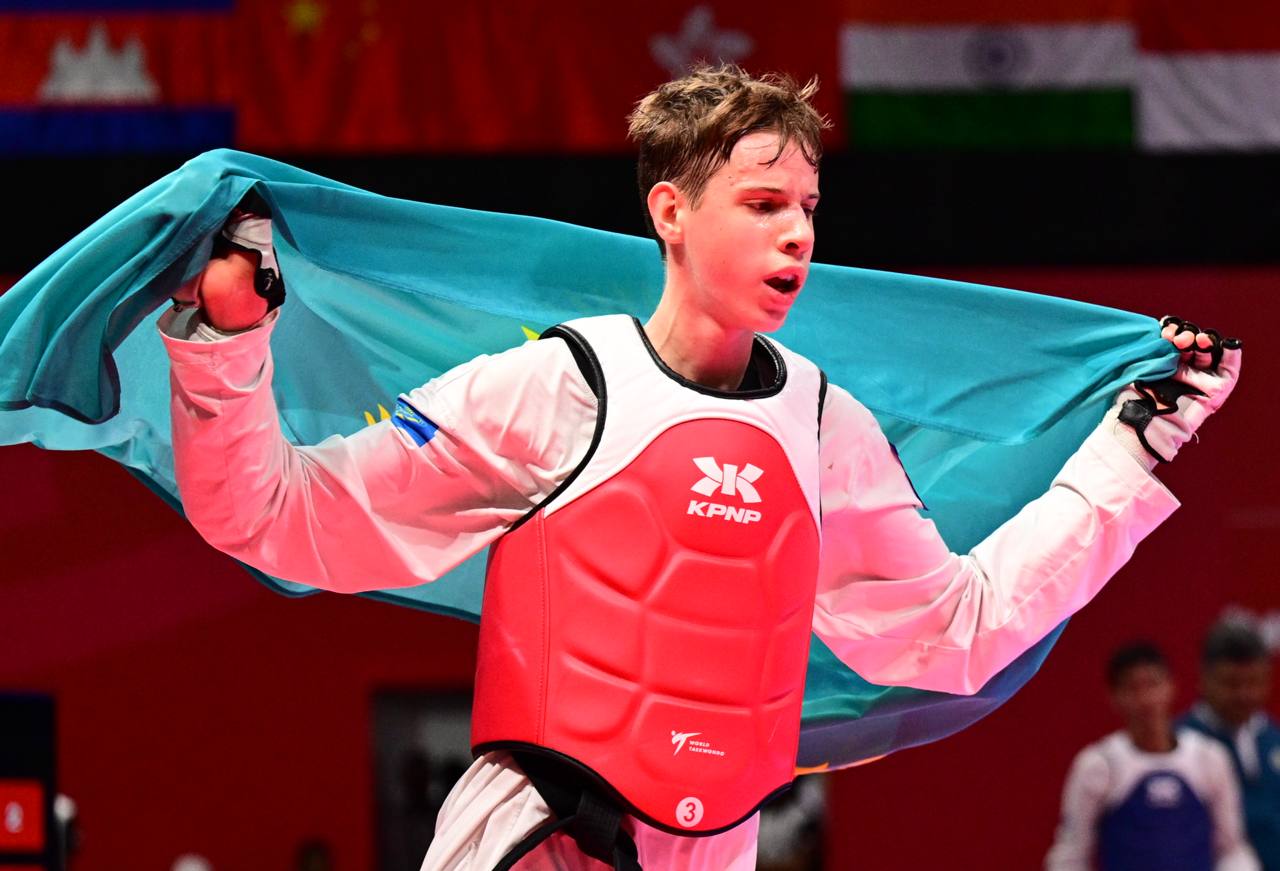 Қазақстан таеквондошысы III жасөспірімдер арасындағы Азия ойындарында ел қоржынына кезекті алтын медаль салды