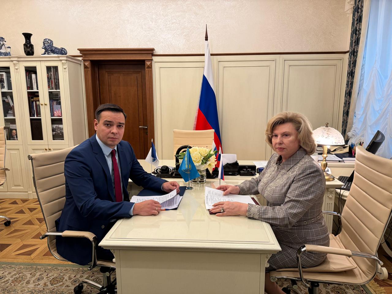 Қазақстан мен Ресей омбудсмендері адам құқықтарын қорғау саласындағы ынтымақтастықты талқылады