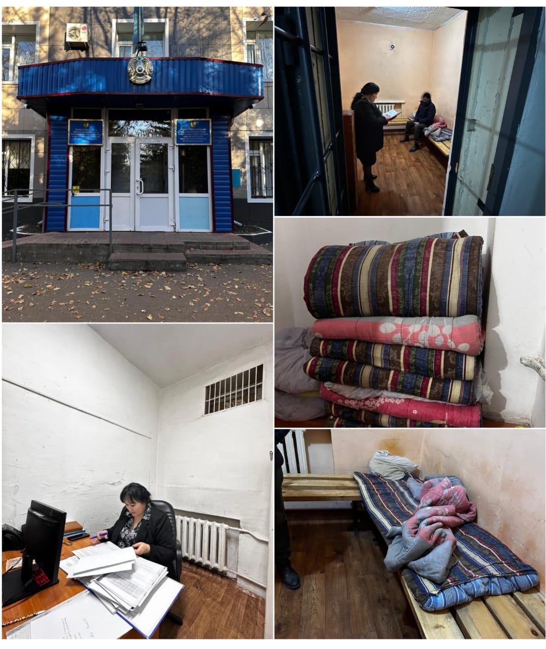 Омбудсмен өкілі Көкшетаудағы уақытша ұсталушылар жағдайын тексерді