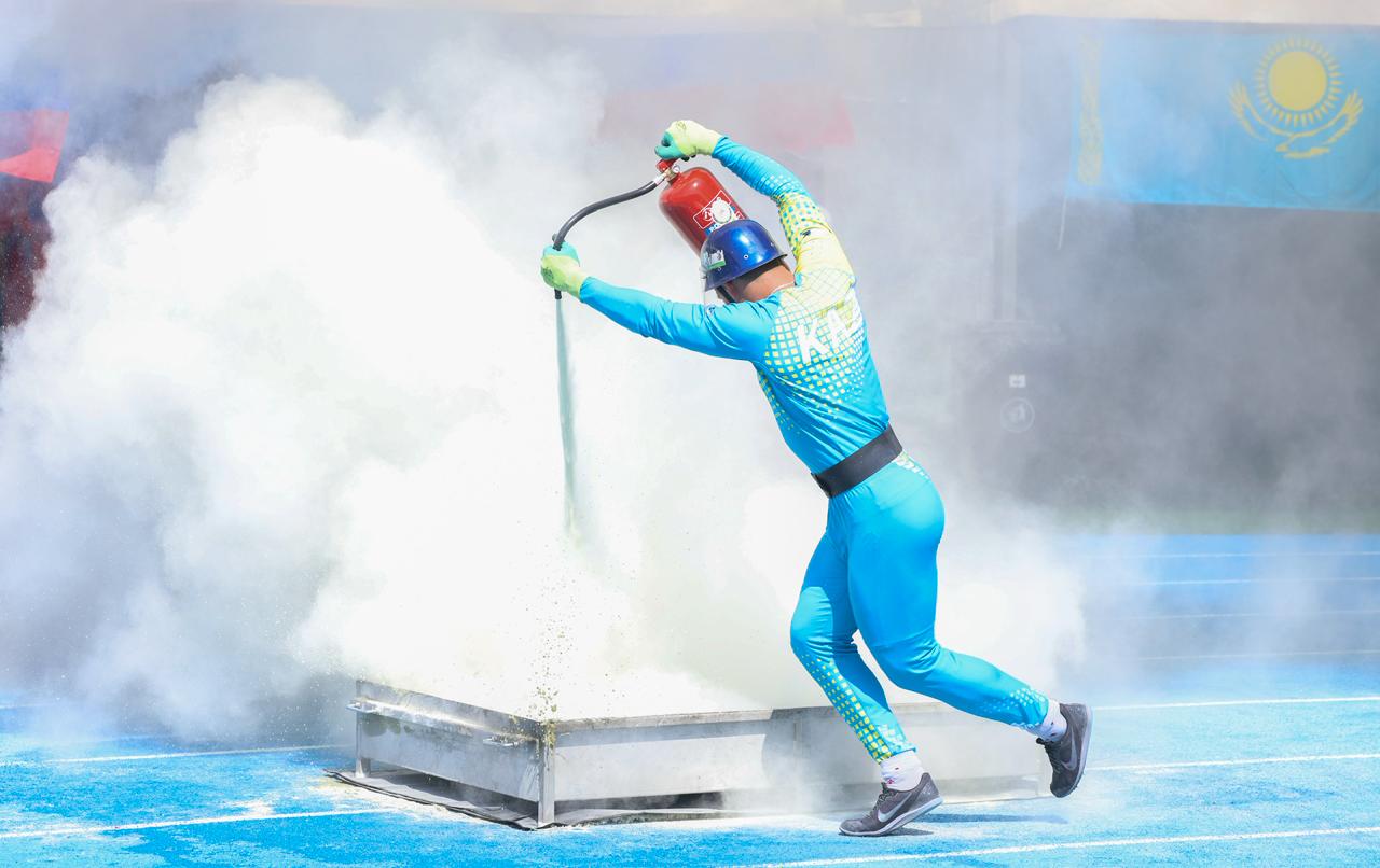 Қазақстан құрамасы өрт сөндіру-құтқару спортынан әлем чемпионатының үшінші кезеңінде