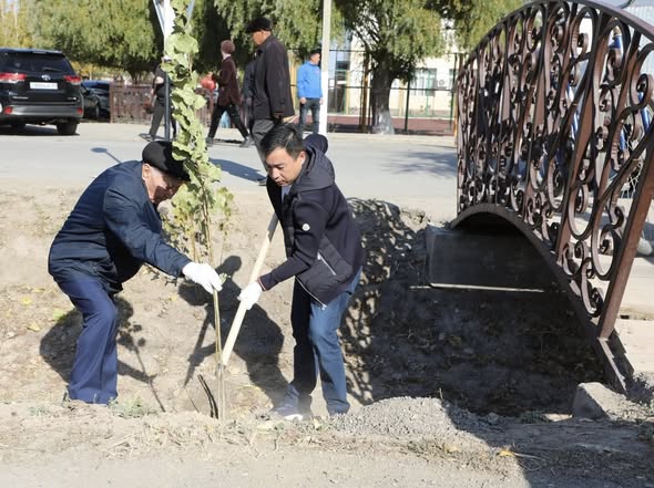 АКЦИЯ АЯСЫНДАҒЫ ТАЛ ЕГУ ШАРАСЫ