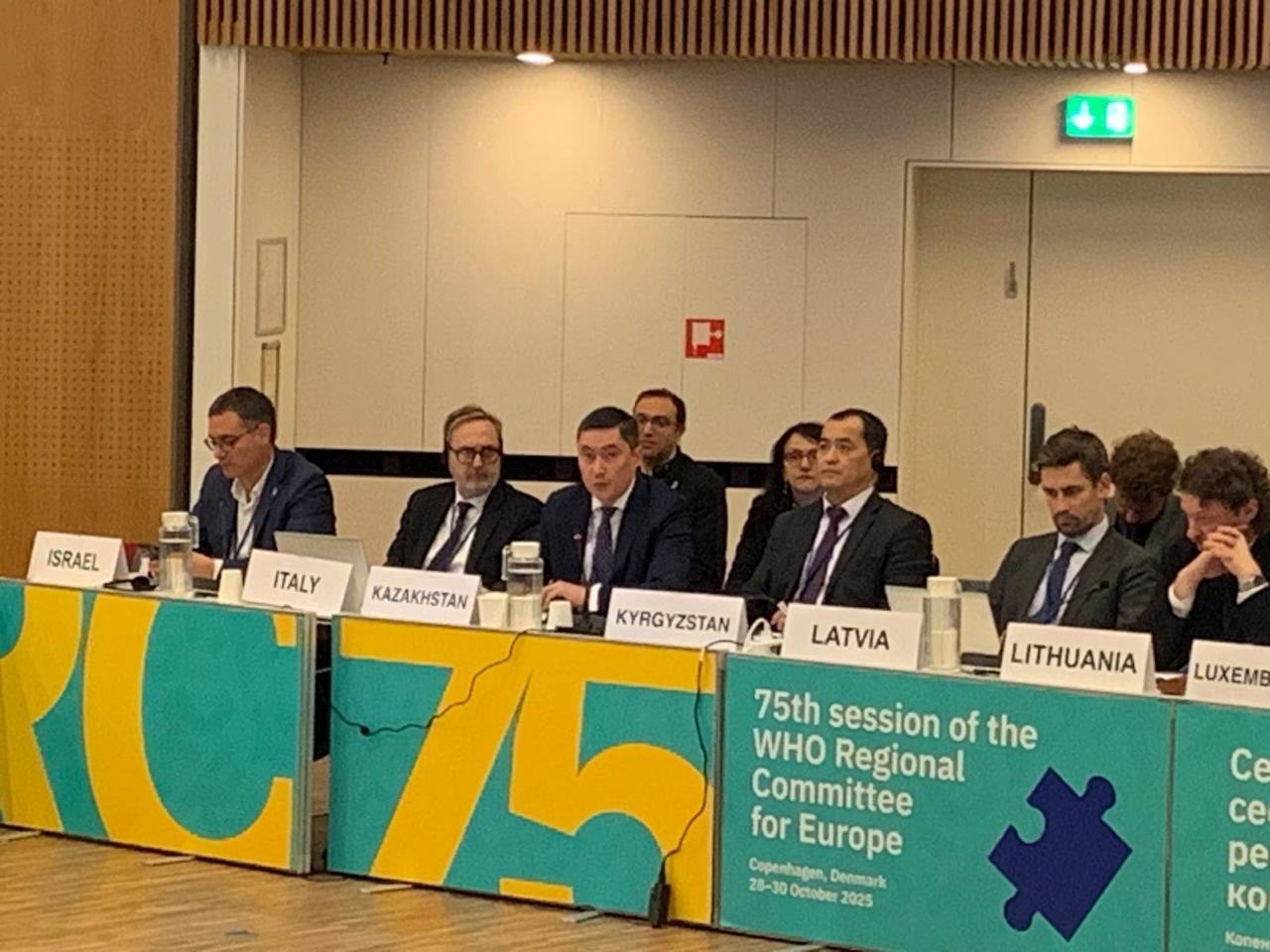 Қазақстан ДДСҰ Еуропалық өңірлік комитеті 75-ші сессияның жұмысына қатысты