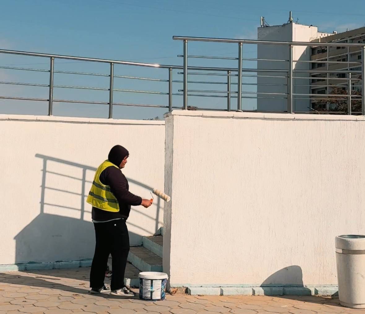 Ақтауды абаттандыру жұмыстары жалғасуда