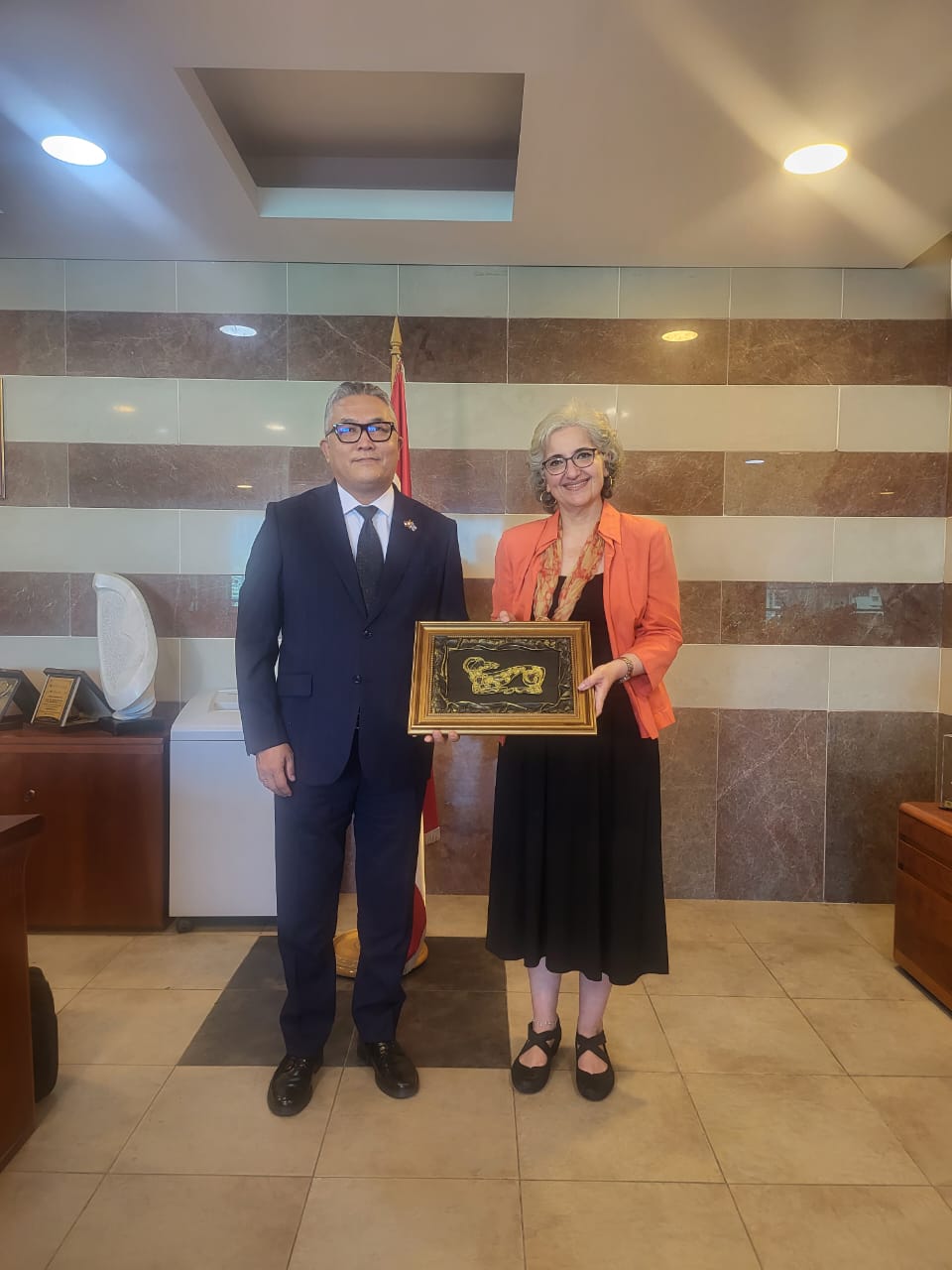 Ливанның Білім министрімен кездесу