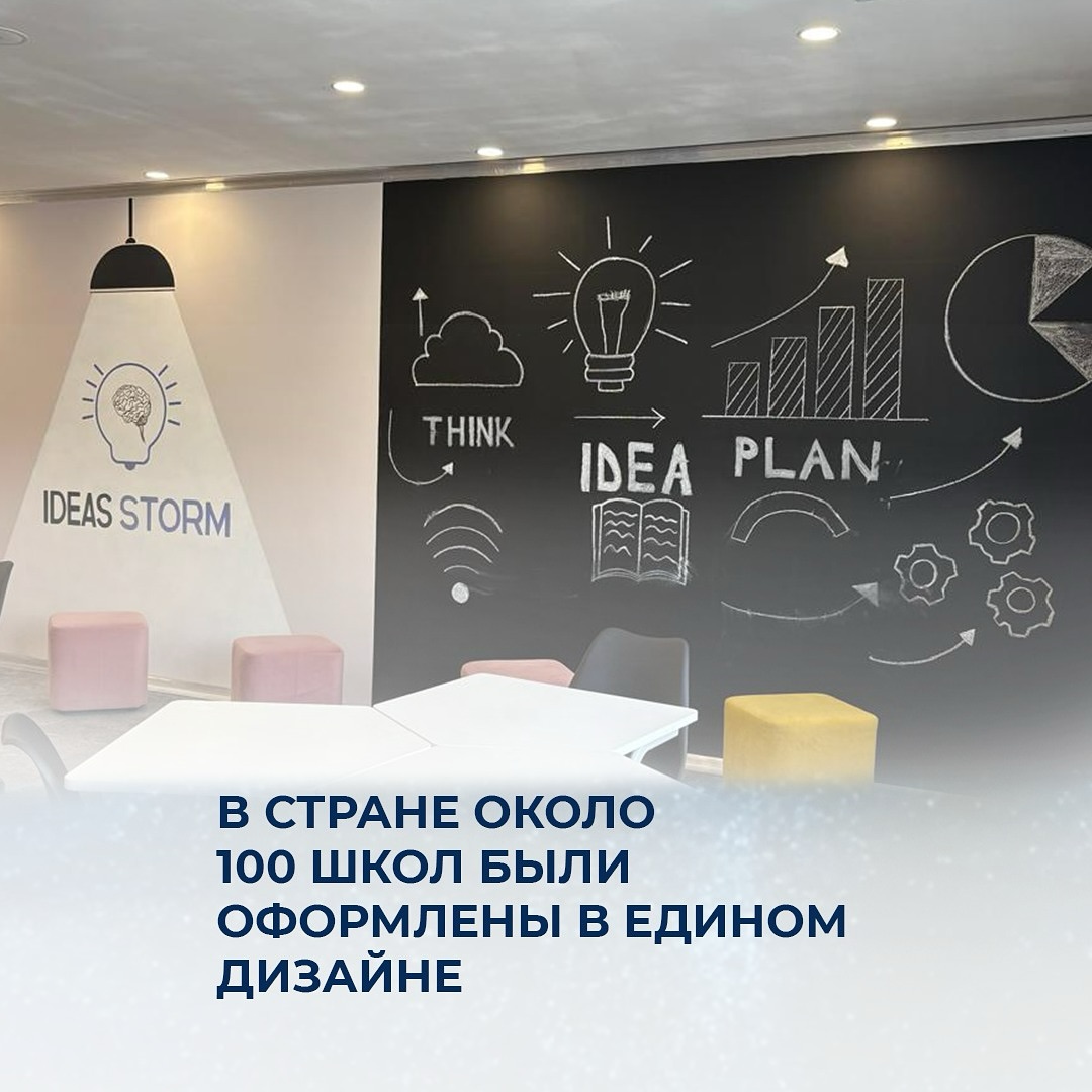Елімізде 100-ге жуық мектеп бірыңғай дизайнмен безендірілді