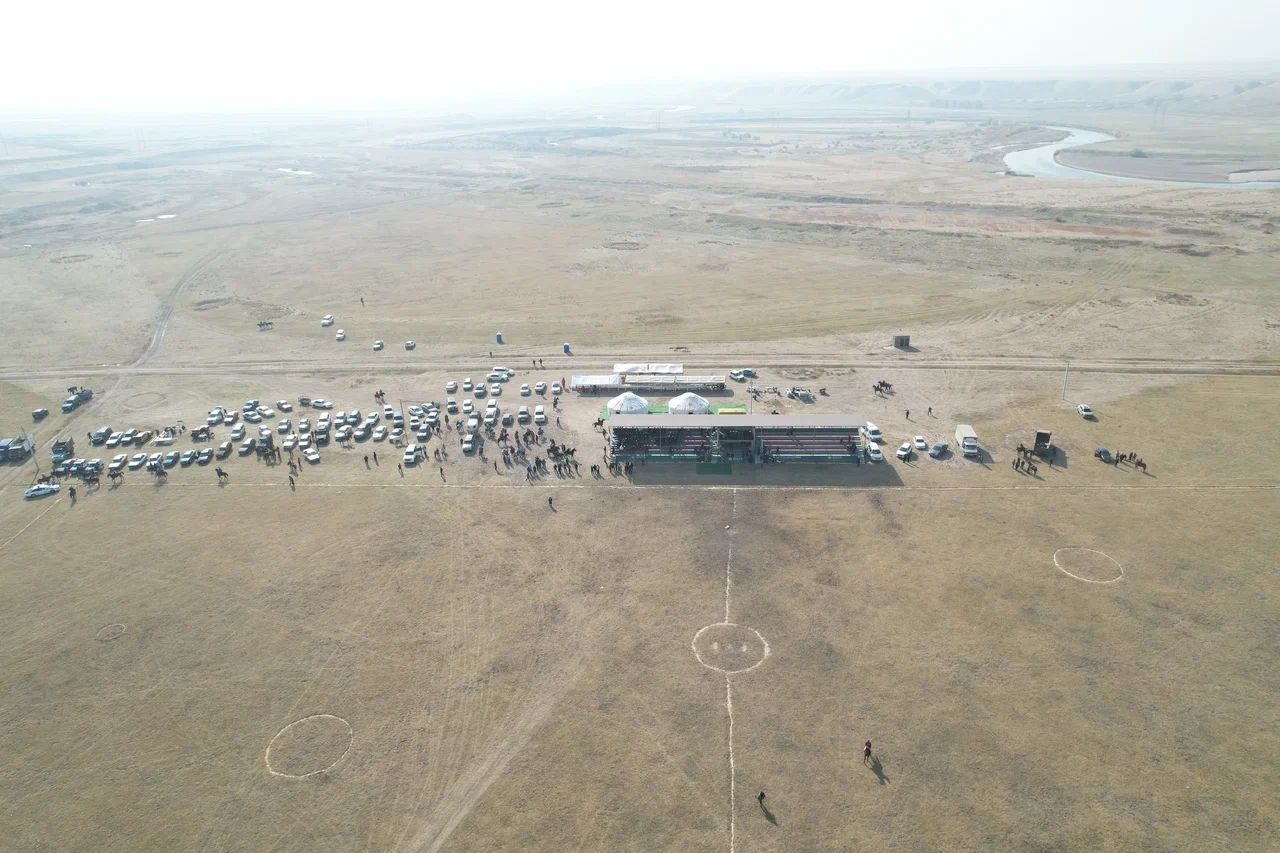 Жамбыл облысының Белбасар ауылында көкпар алаңы ашылды