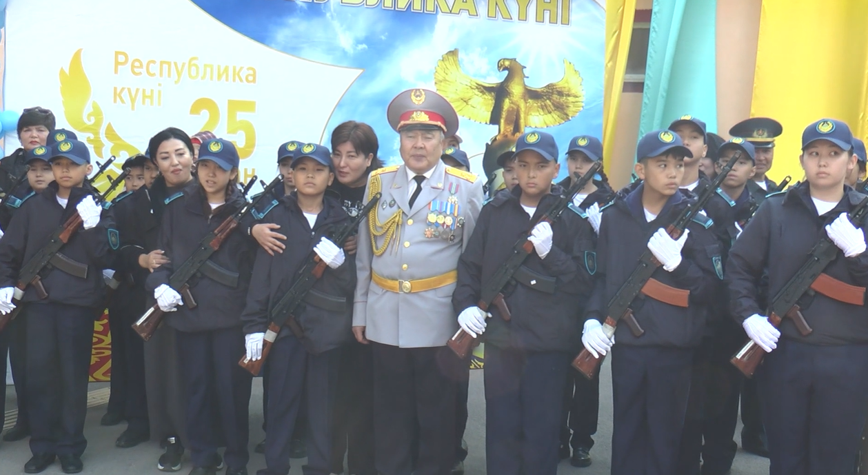 Алматыда «Жас Сақшы» сыныбының оқушылары ант қабылдады