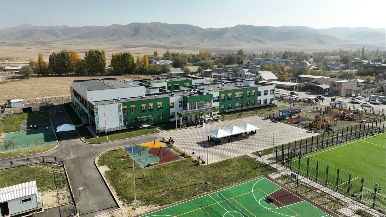 Қордайда қос мектеп пайдалануға берілді