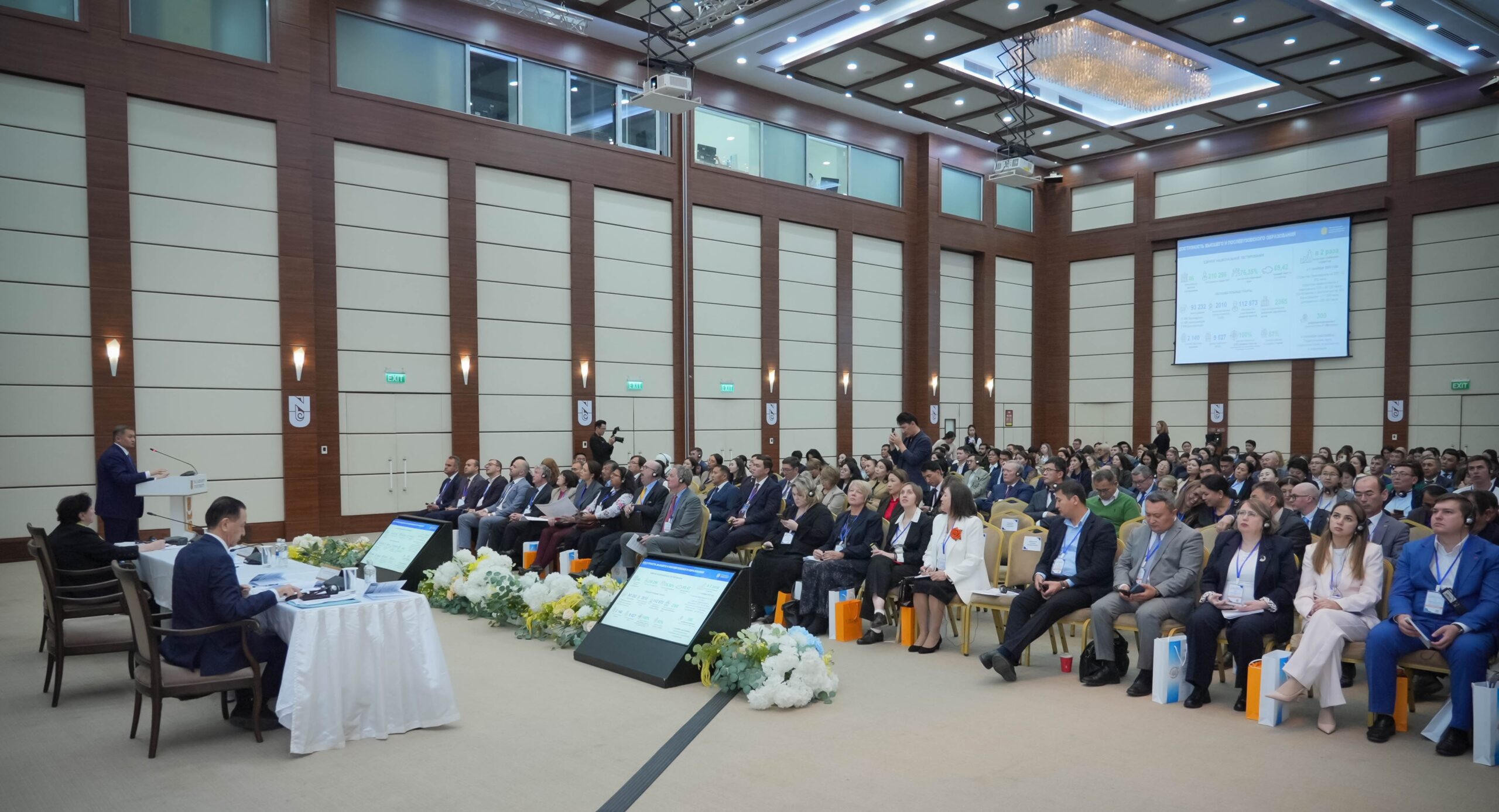 АСТАНАДА БІЛІМДІ БАҒАЛАУДЫҢ ЗАМАНАУИ ӘДІСТЕРІ БОЙЫНША ХАЛЫҚАРАЛЫҚ КОНФЕРЕНЦИЯ ӨТІП ЖАТЫР