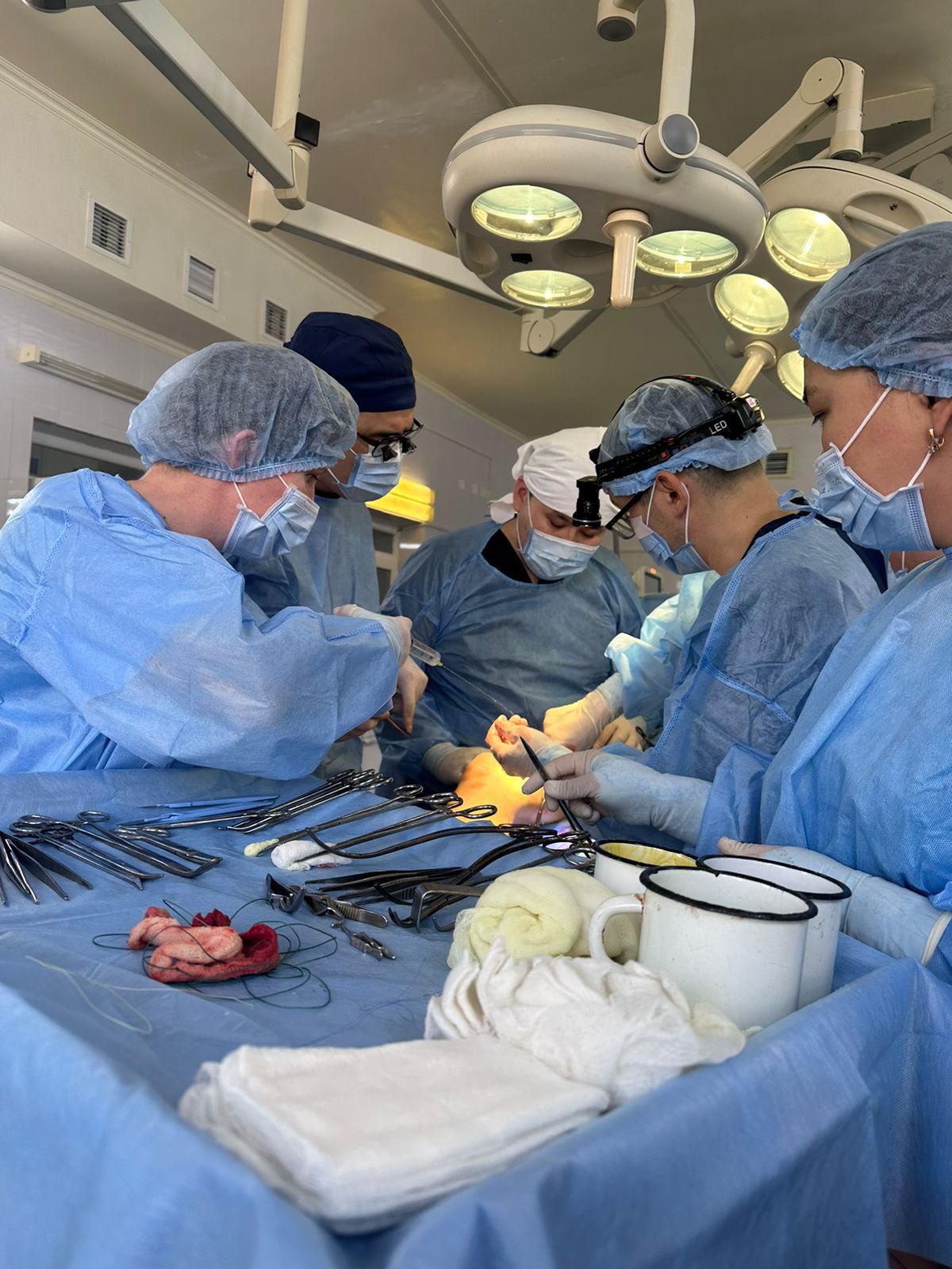 Жамбыл облыстық көпбейінді ауруханасында заманауи хирургиялық технологиялар бойынша шеберлік сыныбы өтті