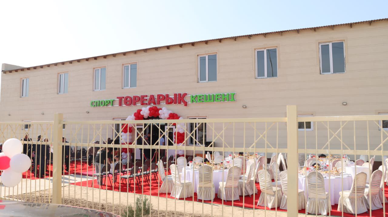 ORDABASY: ТӨРЕАРЫҚТА ЖАҢА СПОРТ ЗАЛЫ ПАЙДАЛАНУҒА БЕРІЛДІ