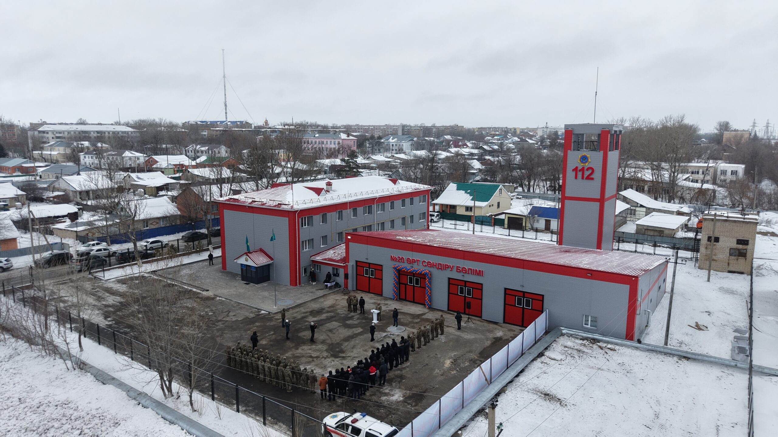 ТЖМ басшысы Хромтау қаласында жаңғыртылған өрт сөндіру бөлімін ашты