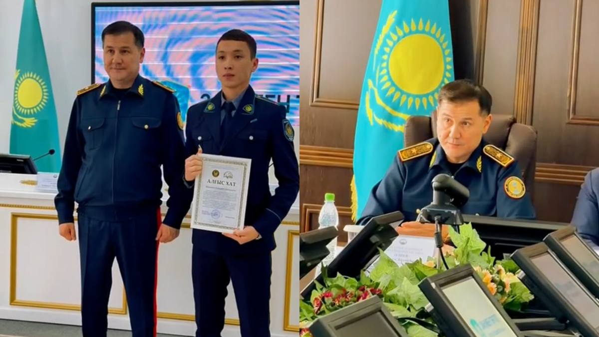 Полиция департаментінің бастығы жұмыс сапарымен Хромтау ауданына барды