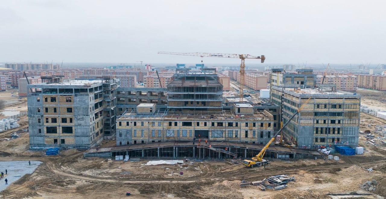 Қызылордадағы көпбейінді аурухана жыл соңына дейін пайдалануға беріледі