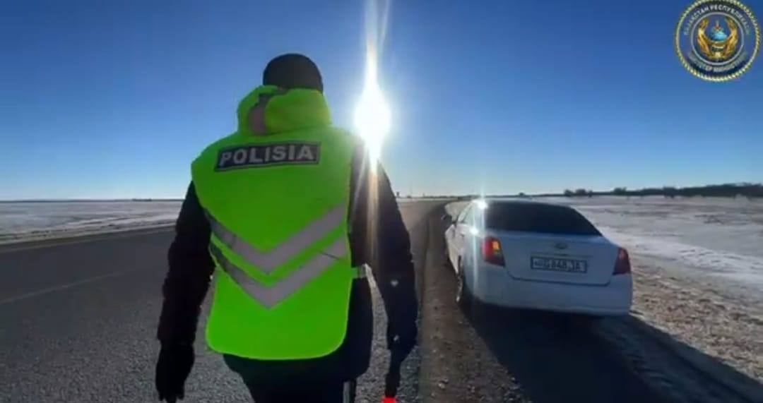 Жолдағы аэроқадағалау: Ақтөбе полициясы апаттың алдын алу жұмыстарын күшейтуде