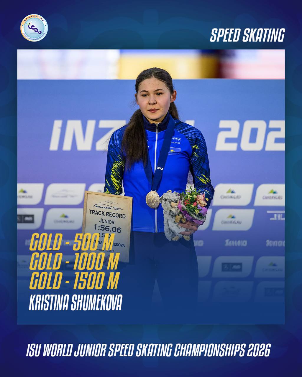 Кристина Шумекова Германиядағы әлем чемпионатында тағы да үздік шықты