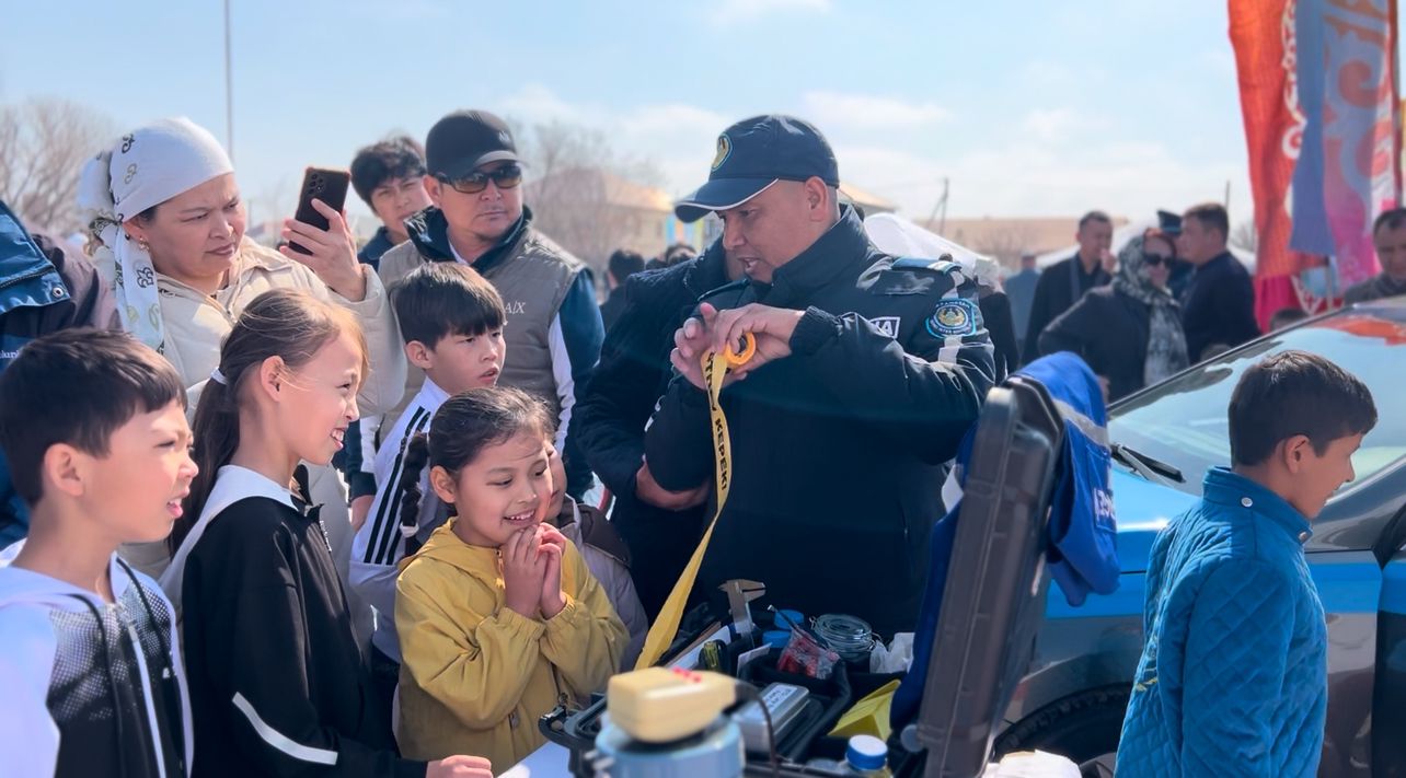 Әз-Наурыз мерекесінде полиция қызметі таныстырылды