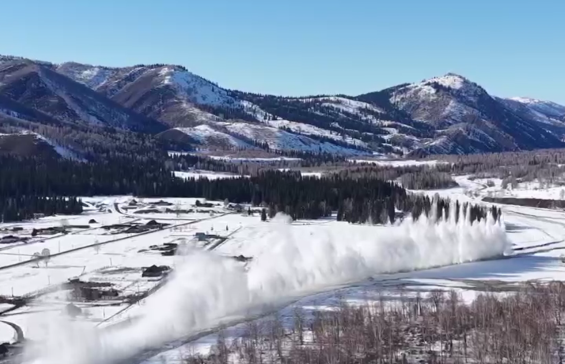 ШҚО-да мұз кептелістерінің алдын алу үшін жарылыс жұмыстары жүргізілді