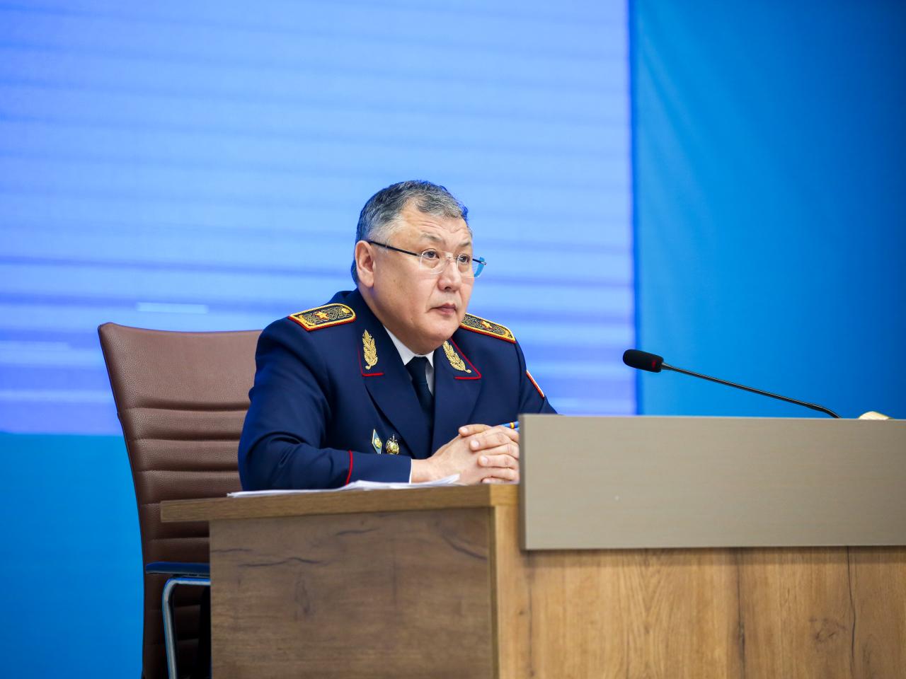 ШҚО Полиция департаментінің бастығы 2025 жылғы жұмыс қорытындысы бойынша халықпен есептік кездесу өткізді