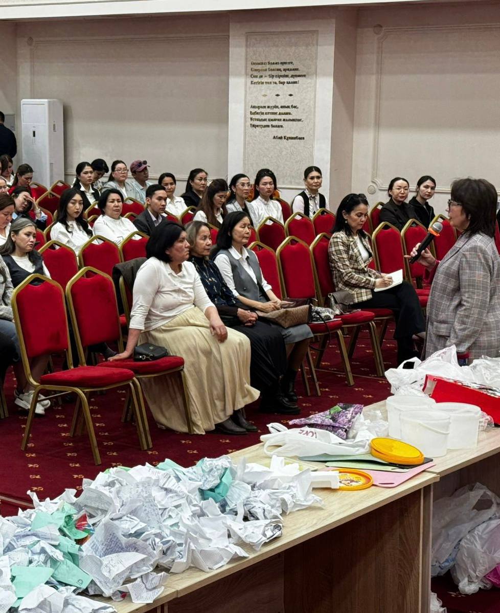 Атырау және Талдықорған қалаларында экологиялық білім беруге бағытталған шара өтті