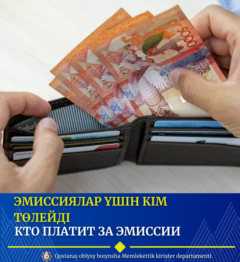 Эмиссия үшін кім төлейді?