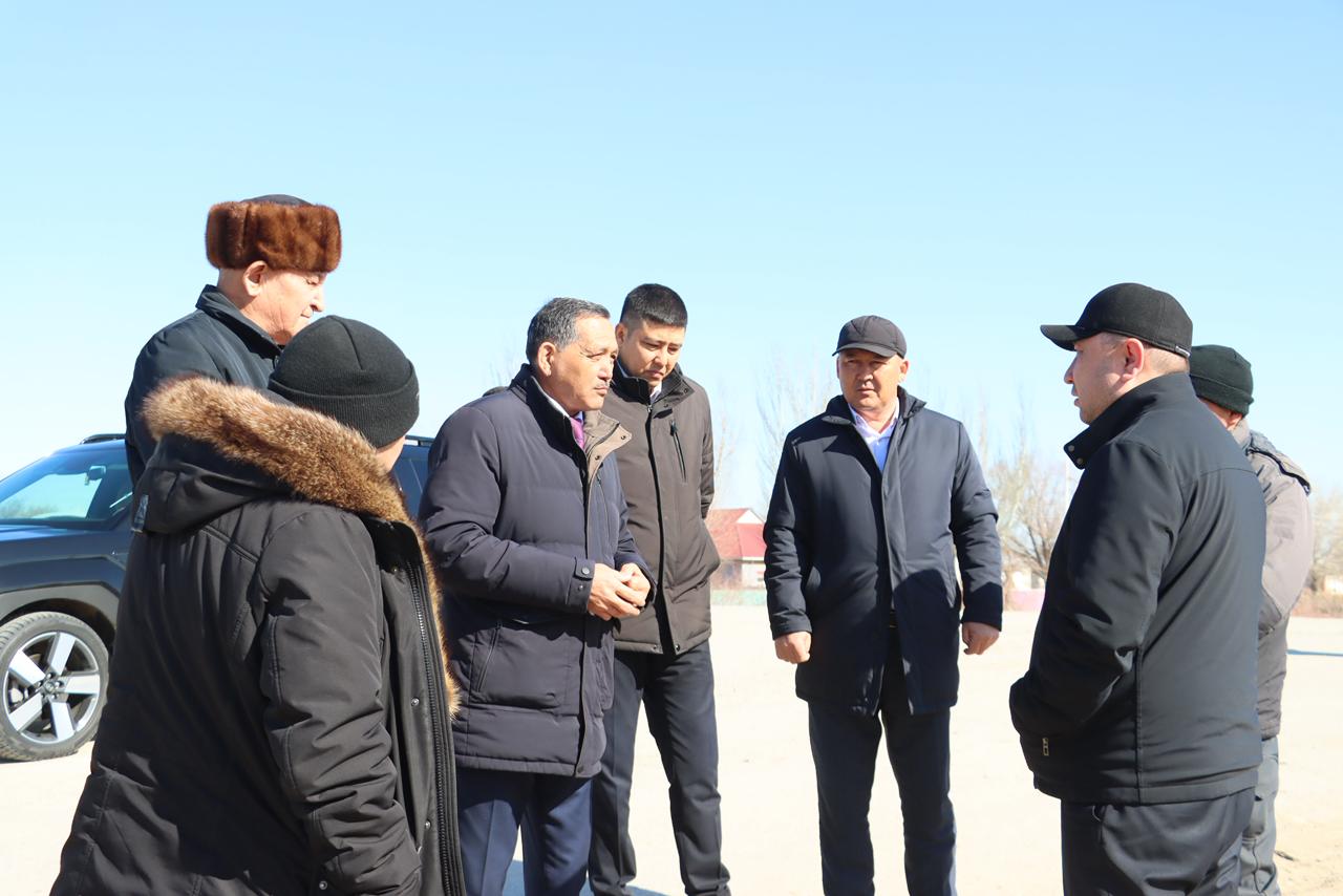 Ақжарма ауылын газдандыру жұмыстарының барысы бақыланды