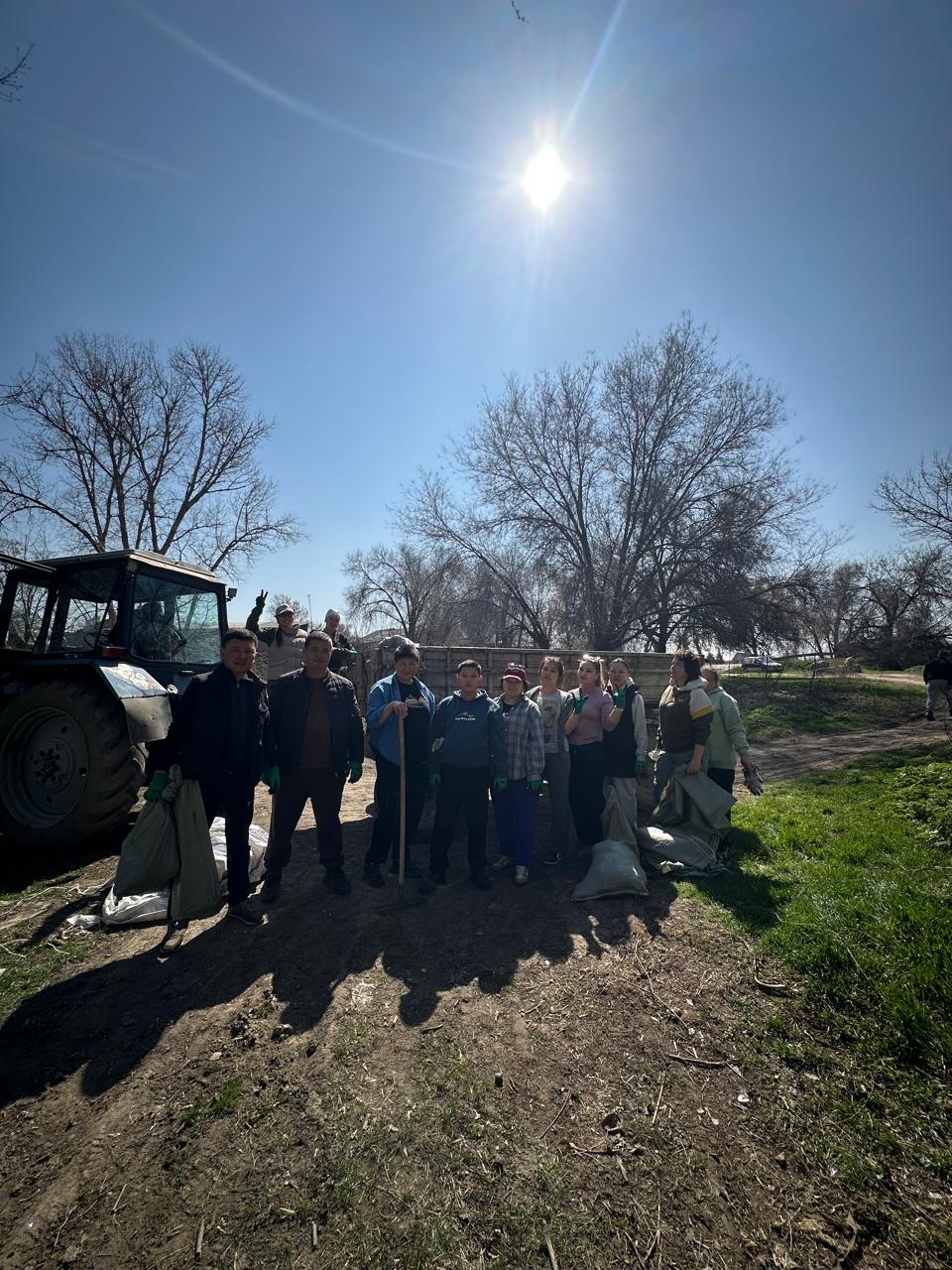 Байсерке ауылдық округінде «Таза Қазақстан» акциясы аясында сенбілік өтті.