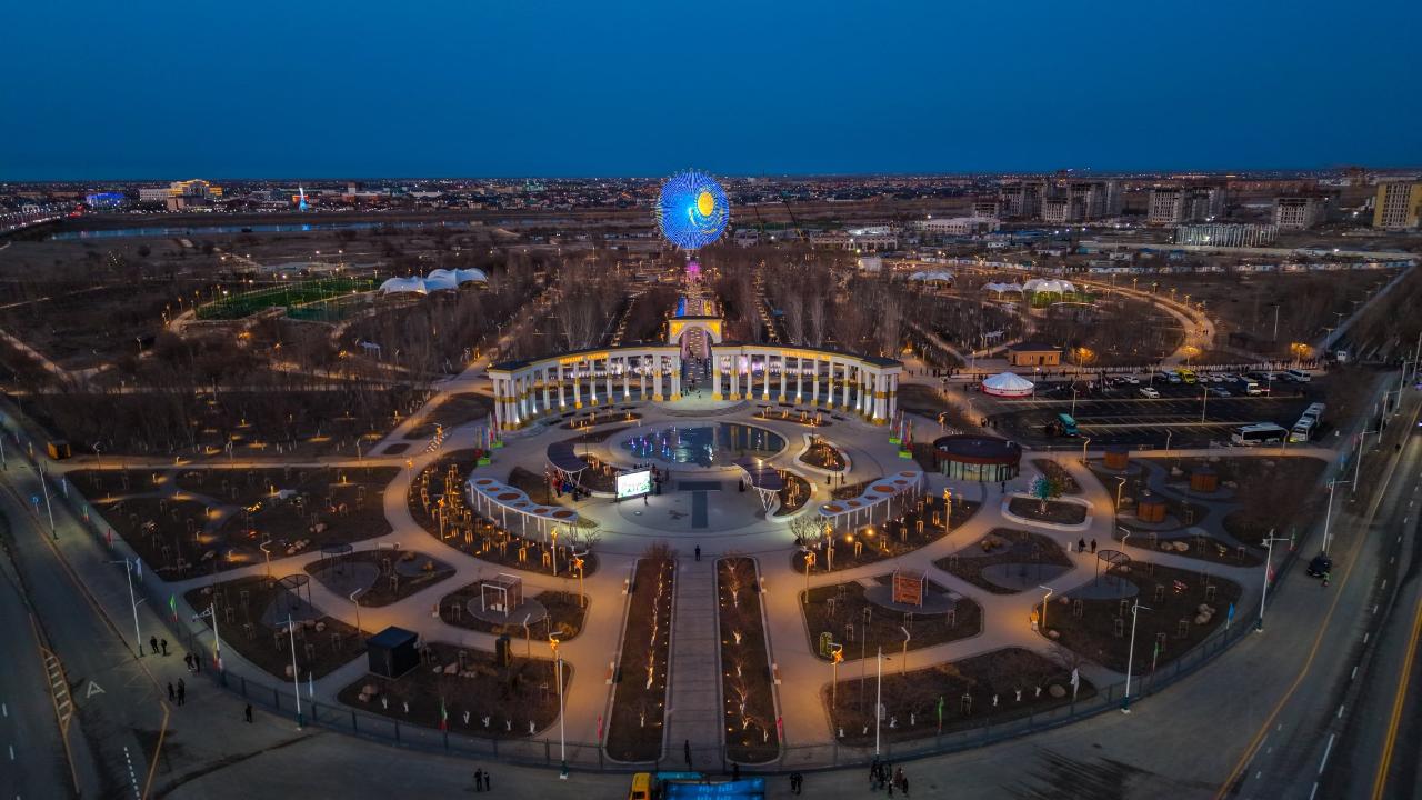 Қызылордада қайта салынған Президент паркі пайдалануға берілді