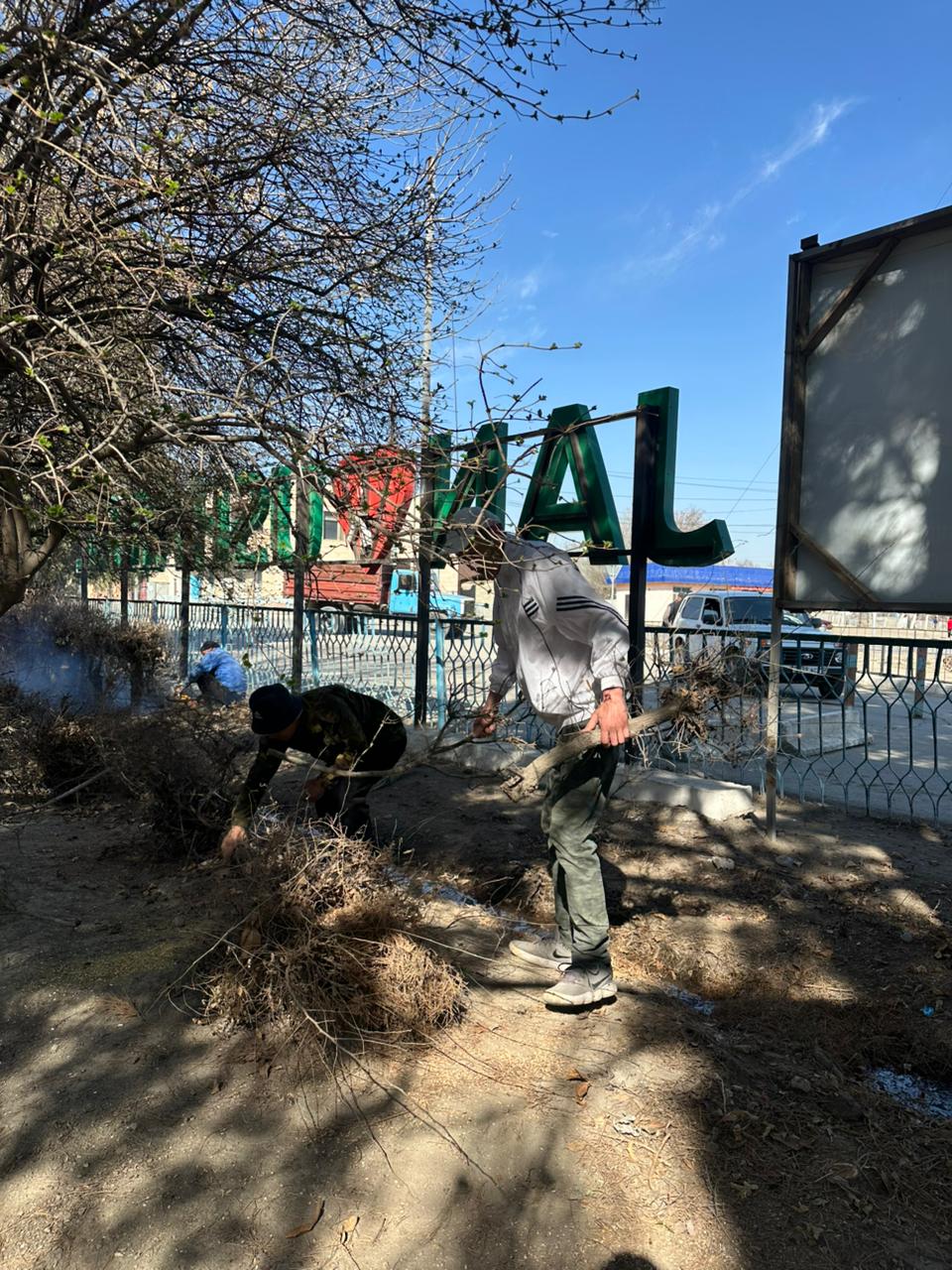 Үшарал ауылдық округінде “Таза Қазақстан” акциясы аясында сенбілік өтті