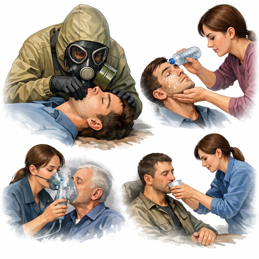 Күшті әсер ететін улы заттармен уланғанда алғашқы көмекті қалай көрсету керек?!