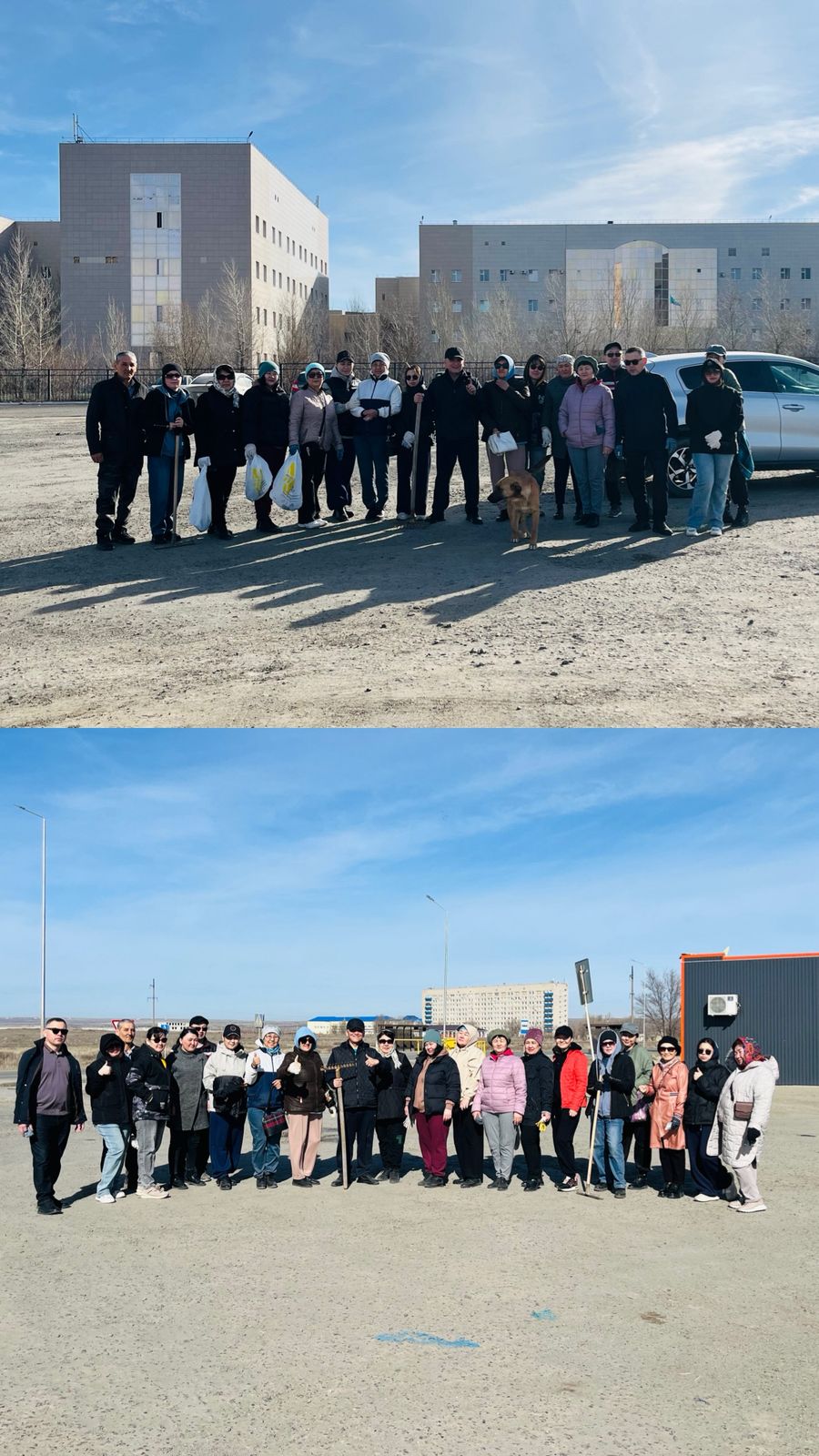 2026 жылғы 28 наурыз күні «Халықты әлеуметтік қорғау саласындағы реттеу және бақылау комитетінің Ақтөбе облысы бойынша департаменті» ұжымы қаланы абаттандыру мақсатында ұйымдастырылған сенбілікке белсенді қатысты