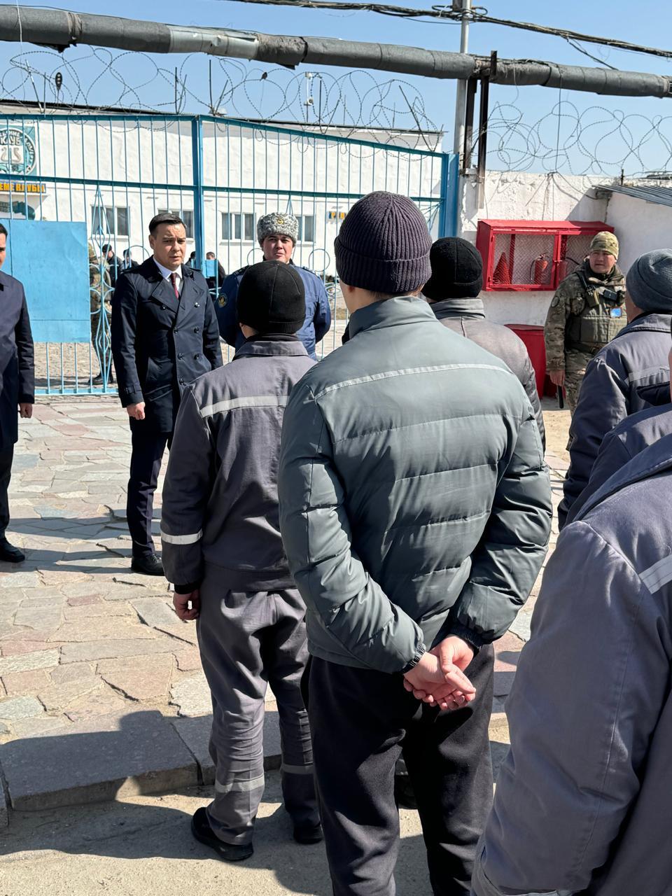 Артур Ластаев Алматы облысындағы №57 түзеу мекемесіне барды