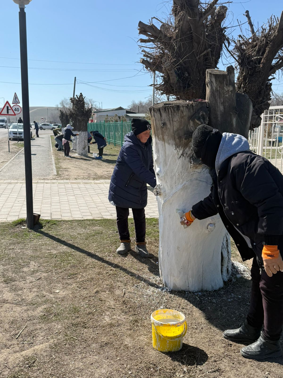 «Таза Қазақстан» акциясы аясында Ескелді ауылдық округінде сенбілік өтті