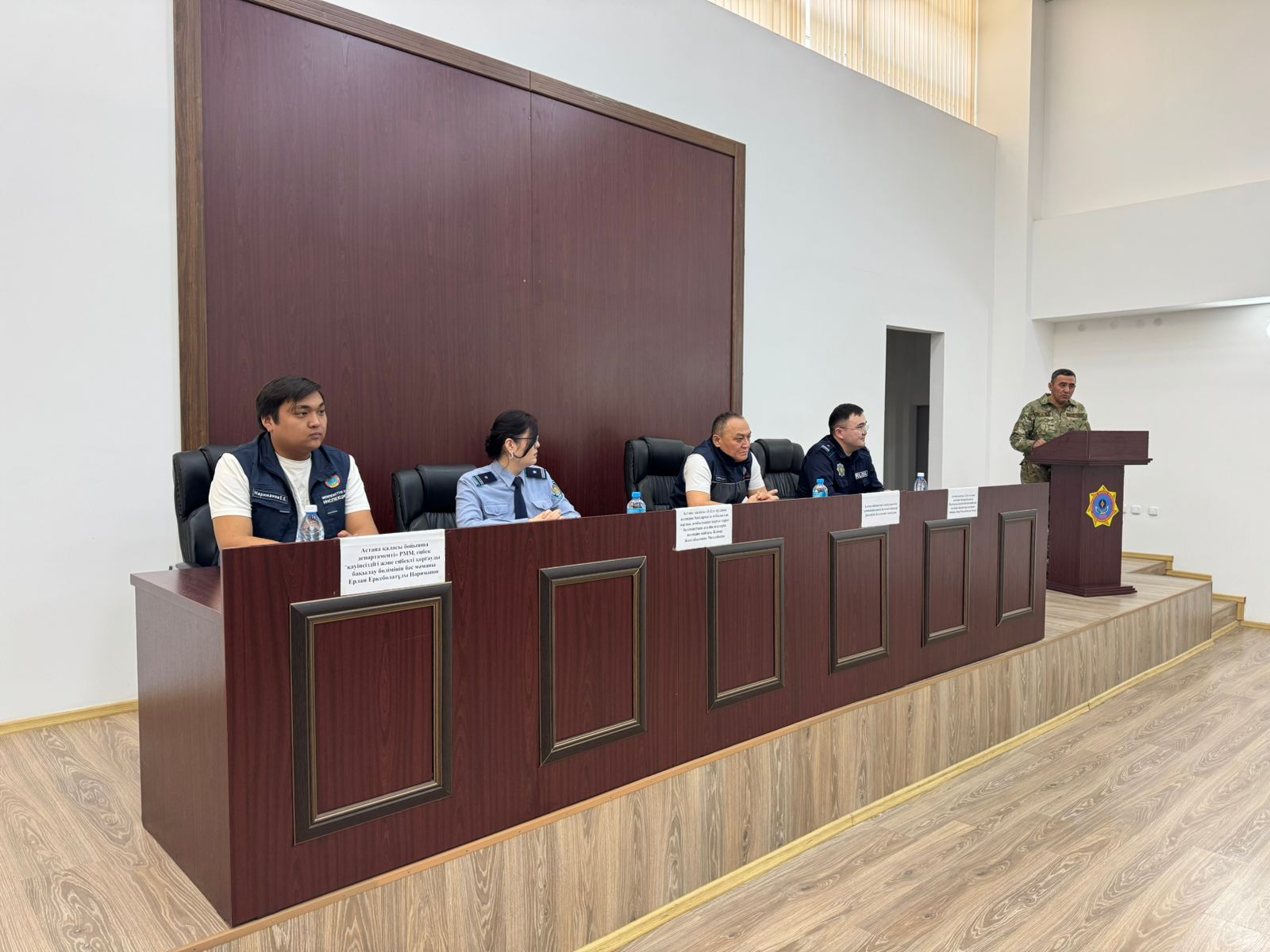 Еңбек инспекциясы департаменті, полиция департаменті және ТЖД қызметкерлерімен бірлесіп № 4 мамандандырылған өрт сөндіру бөлімінде профилактикалық іс-шара өткізді.