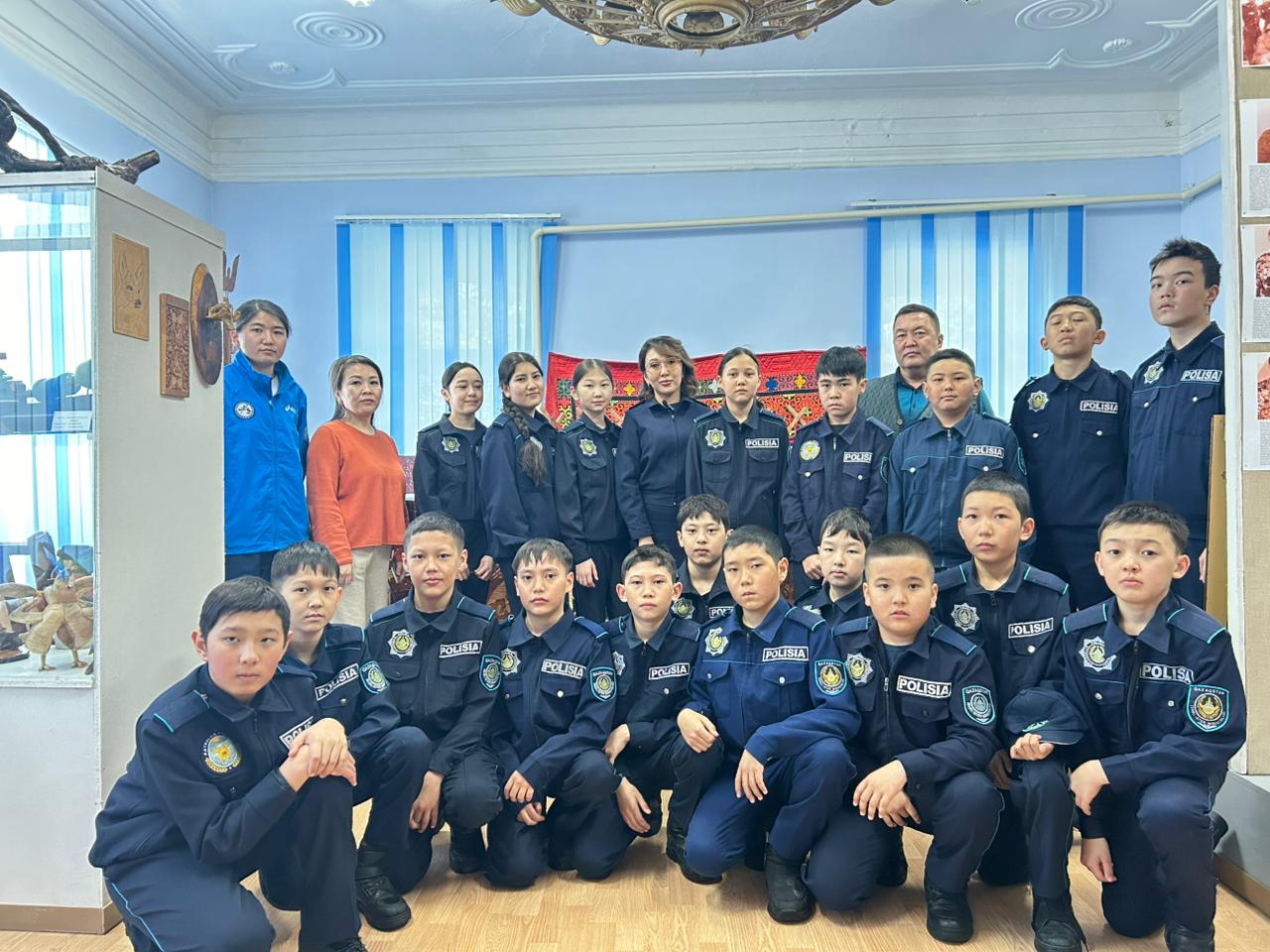 ШҚО-да жас полицейлер үшін ұлттық дәстүрлер әлеміне экскурсия ұйымдастырылды