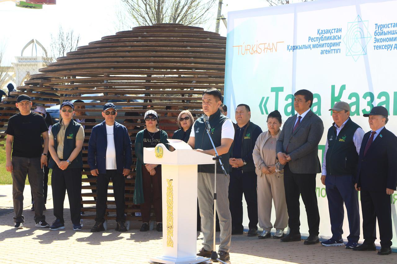 Түркістан қаласында республикалық «Таза Қазақстан» акциясы аясында кең көлемді экологиялық іс-шара ұйымдастырылды