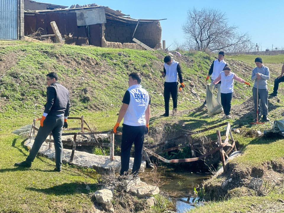 Шаян елді мекенінде «Мөлдір бұлақ» экологиялық акциясы өтті