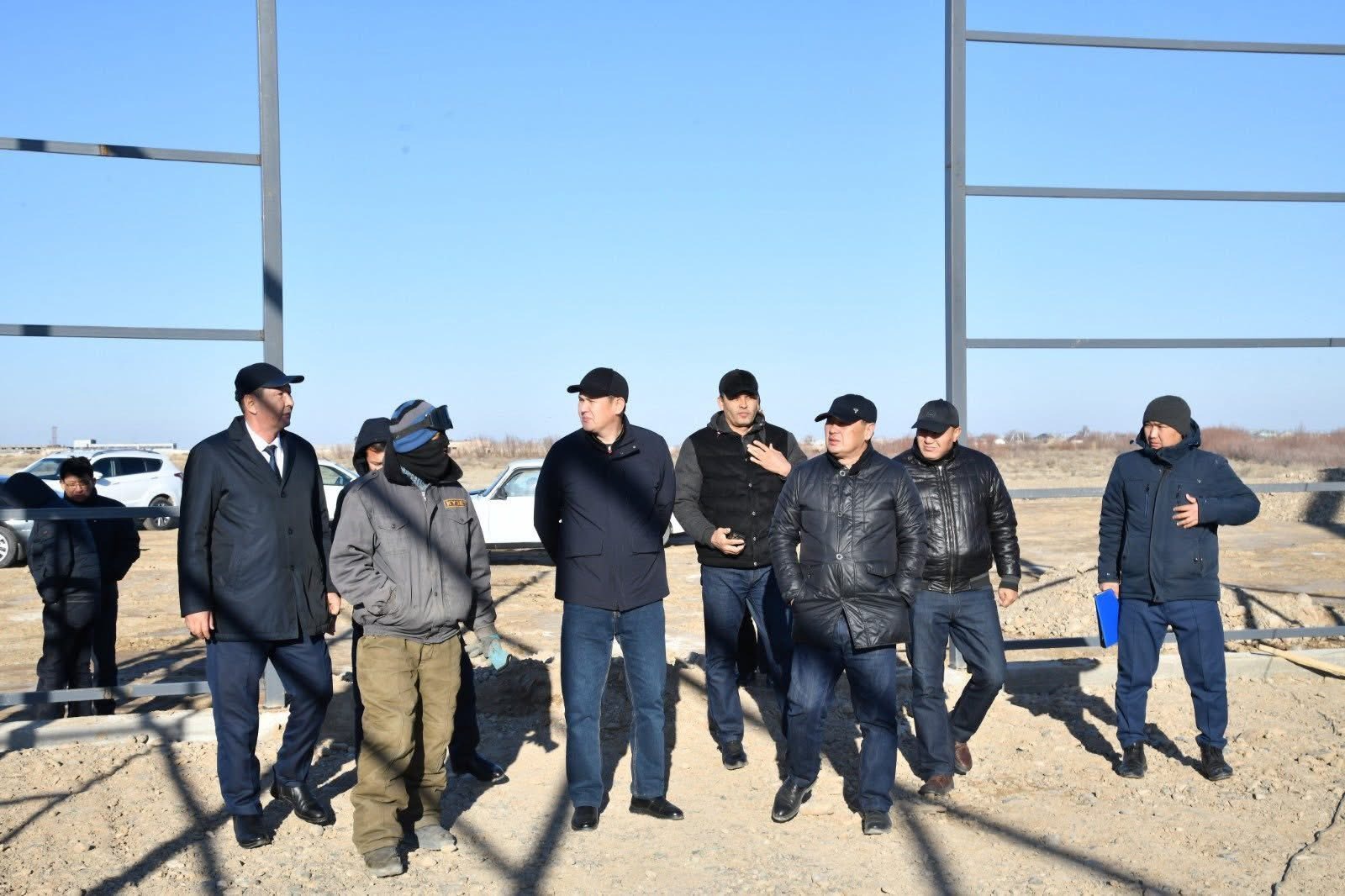 АУДАН ӘКІМІ ӨНДІРІСТІК ПАРК ҚҰРЫЛЫСЫМЕН ТАНЫСТЫ