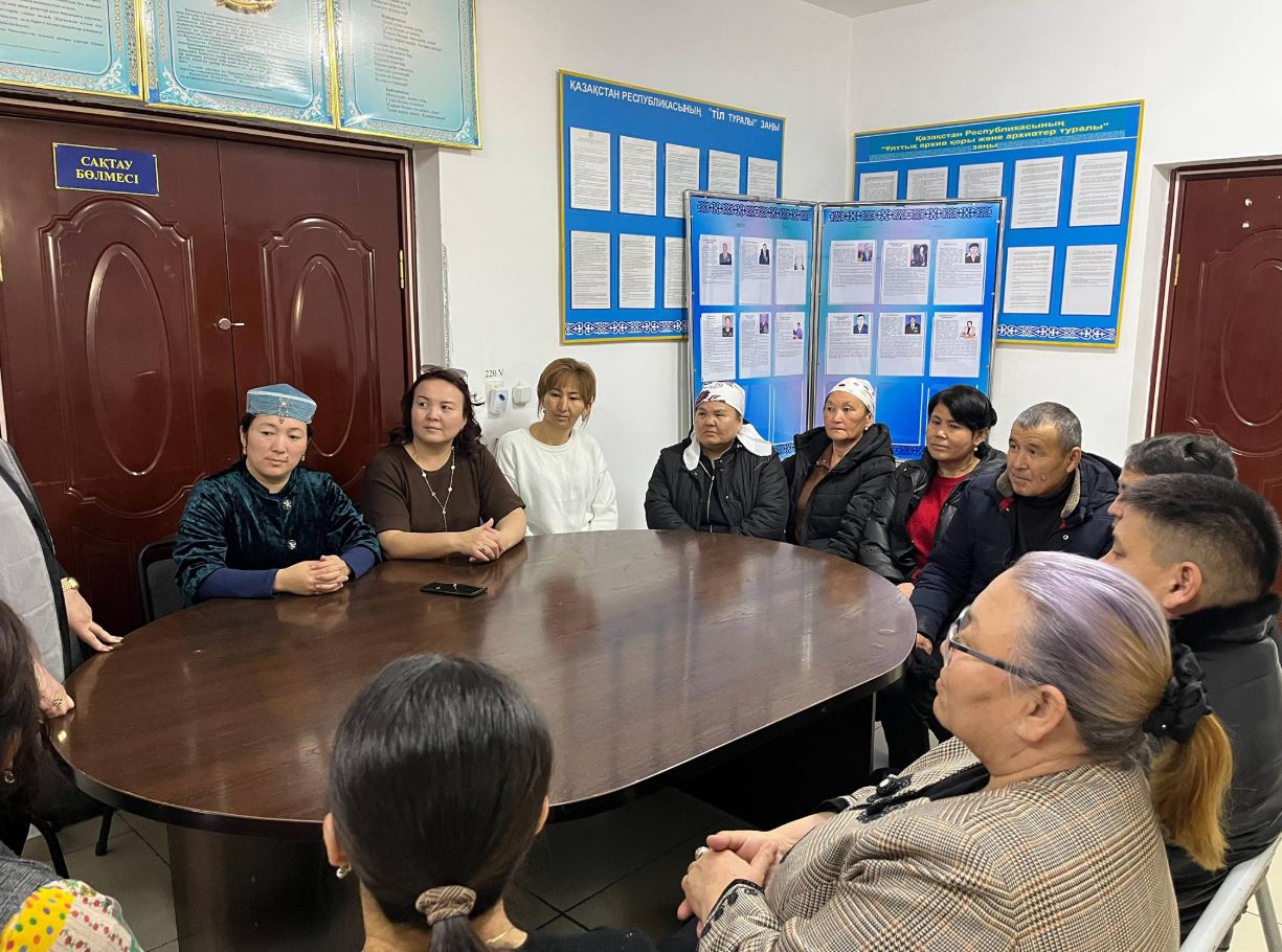 Аудандық мұрағат ұжымымен кездесу өтті