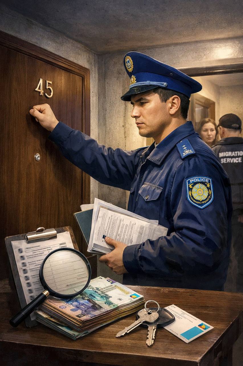 «Резеңке» пәтерлерді анықтау: Астана полициясы жалған тіркеулерді әшкерелеуде