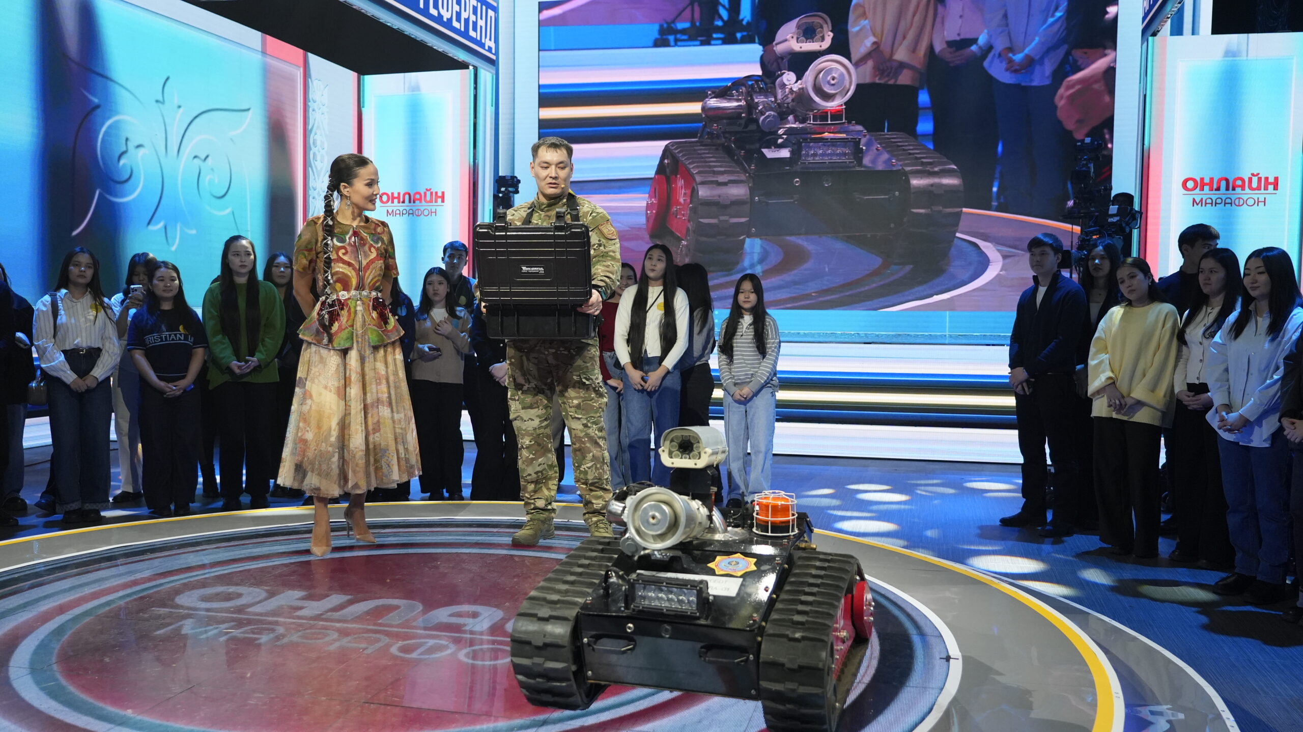 Қазақстан ТЖМ инновациялық робот-өрт сөндірушісі республикалық онлайн-марафонда таныстырылды