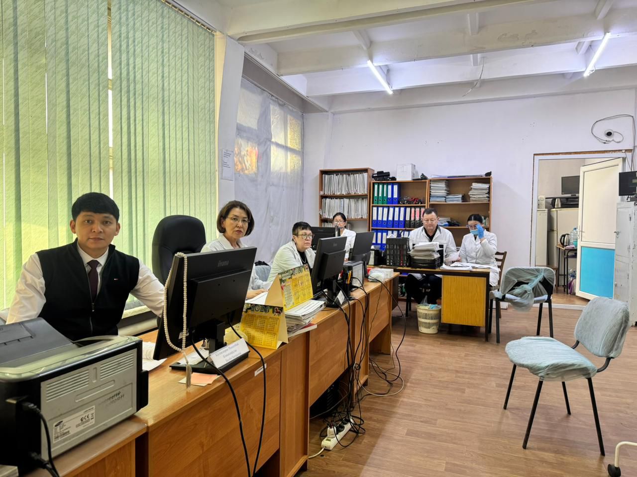 МӘС №1 бөлімінде Қонаев қаласы мен Іле ауданының ДКК төрағаларының қатысуымен МӘС әдістеме және бақылау бөлімінің көшпелі отырысы өтті.